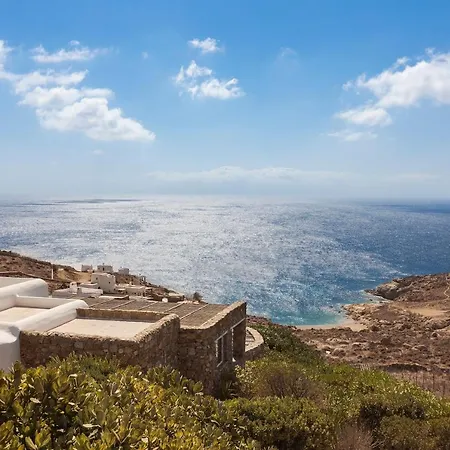 Elegant Seaside Villa, Great Views, Infinity Pool, Lia, Mykonos * 卡拉法蒂斯