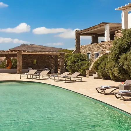 Elegant Seaside Villa, Great Views, Infinity Pool, Lia, Mykonos Kalafáti