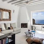 Elegant Seaside Villa, Great Views, Infinity Pool, Lia, Mykonos וילה