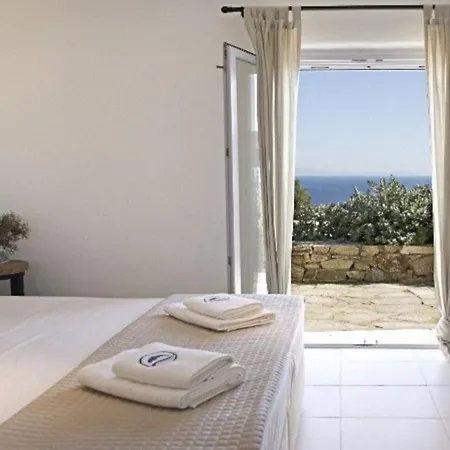 Elegant Seaside Villa, Great Views, Infinity Pool, Lia, Mykonos וילה