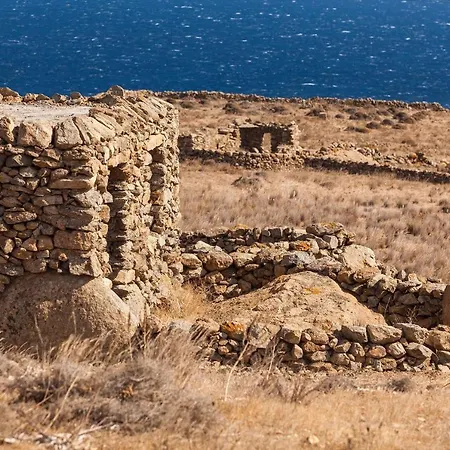 Elegant Seaside Villa, Great Views, Infinity Pool, Lia, Mykonos וילה