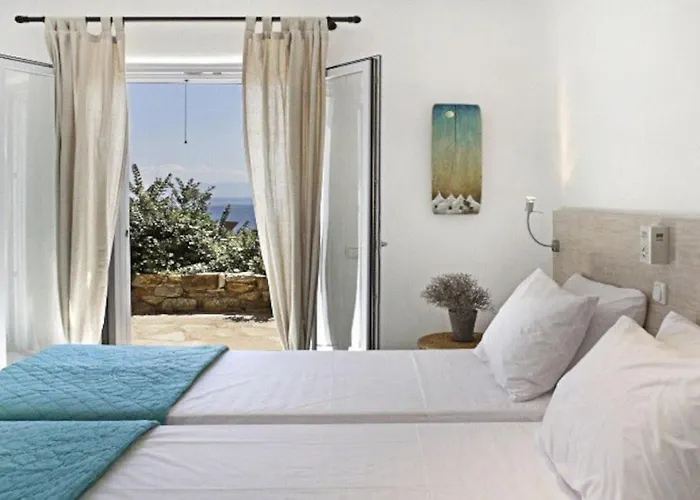 Elegant Seaside Villa, Great Views, Infinity Pool, Lia, Mykonos Villa