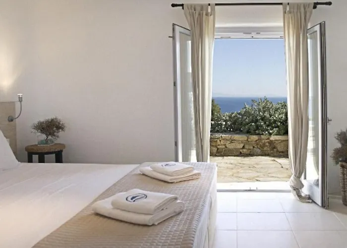 Elegant Seaside Villa, Great Views, Infinity Pool, Lia, Mykonos Villa