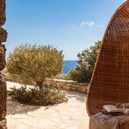 别墅 Elegant Seaside Villa, Great Views, Infinity Pool, Lia, Mykonos *